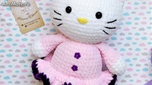 Амигуруми: схема Кошечка Китти. Игрушки вязаные крючком - Free crochet patterns.