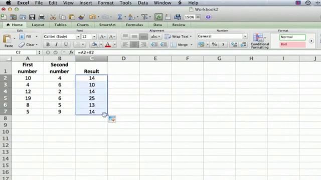 Adding & Subtracting Vertical Columns in Excel смотреть онлайн