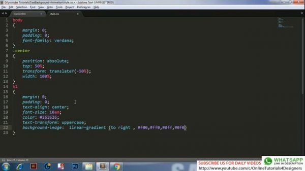 How to change text color animation - Pure Css Tutorials