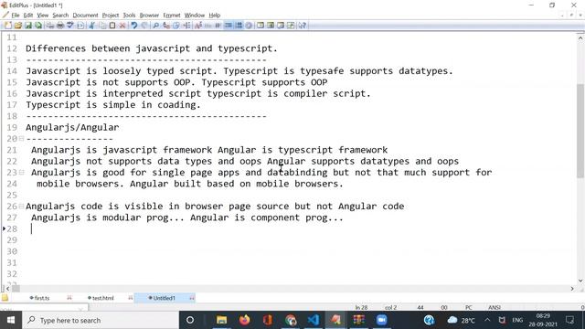 ANGULAR 10 tutorials || Demo - 2 || by Mr. Swamy Naidu On 28-09-2021 @8AM IST смотреть онлайн