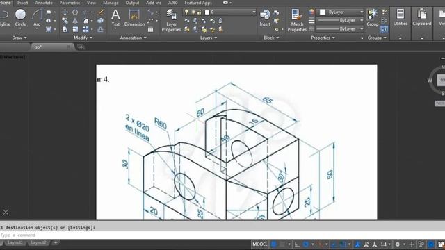 AutoCAD Isometric Drawing Full Tutorial || Isometric Circle in AutoCAD смотреть онлайн