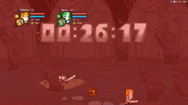 Castle Crashers - 1сезон - Тяжкий путь рыцаря - Серия №4 - 10:4 пляжный волейбол! смотреть онлайн
