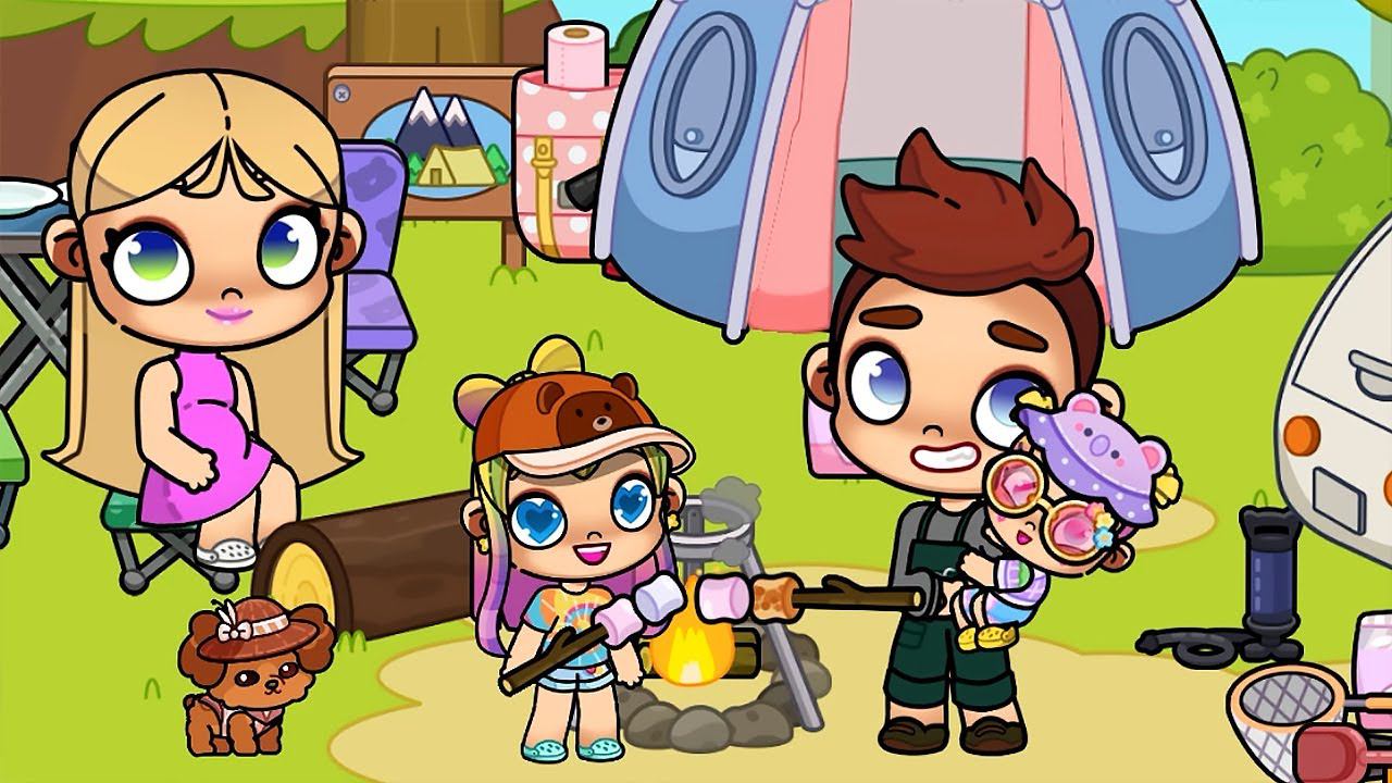 ИСТОРИЯ РУТИНА СЕМЬИ - НА ПИКНИКЕ ОБНОВЛЕНИЕ СЕРИАЛ в AVATAR WORLD ! смотреть онлайн