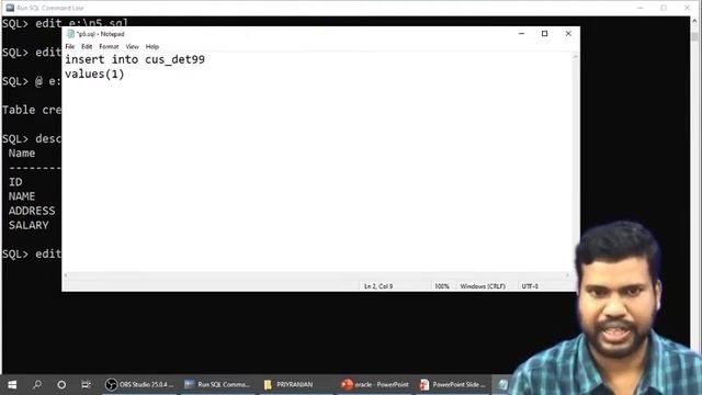 pl sql insert value in table | pl sql create table | how to create table in pl sql #5 смотреть онлайн