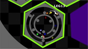 Go to the Outer Edge - Elimination Marble Race in Algodoo