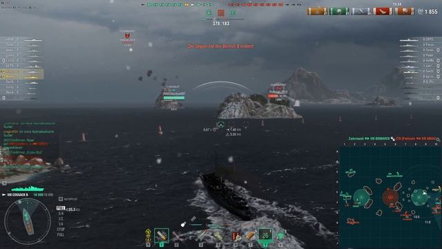 COSSACK B | British Premium Tier VIII Destroyer | World of Warships смотреть онлайн