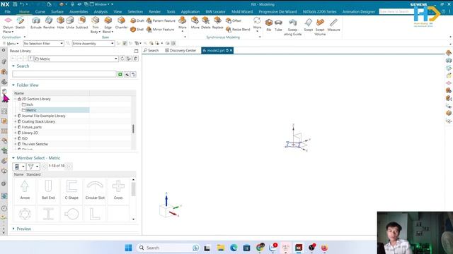 NX Q&A | Tạo thư viện Sketch 2D trên NX | Create Sketch Library in NX смотреть онлайн