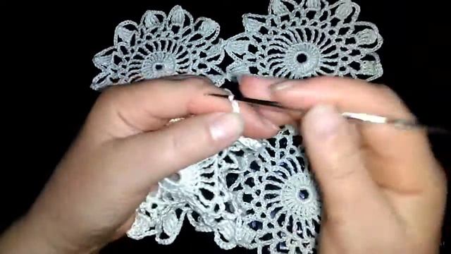 Вязание крючком. Урок 19. Соединение мотивов.