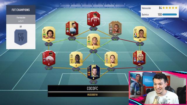 FIFA 19 - DEBO GANAR 10 PARTIDOS PARA MI MEJOR FUTCHAMPIONS Y PASA ESTO!!!