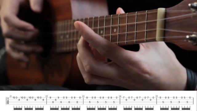 🍁 THE LAST OF US Theme | Ukulele cover | Easy TABS смотреть онлайн