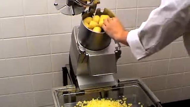 Hallde RG-250 | Нарезка картофеля кубиками смотреть онлайн
