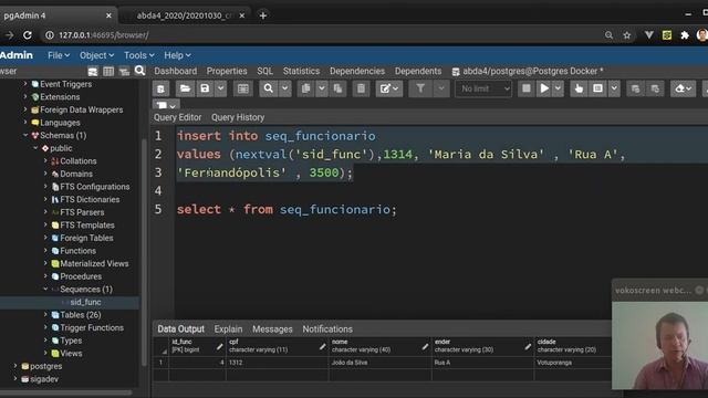 ABDA4-Cap 01 aula 04 Regras de Negócio e Programação de SGBD - sequences смотреть онлайн