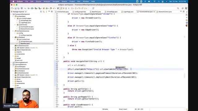 Build Test automation framework from scratch using Selenium смотреть онлайн
