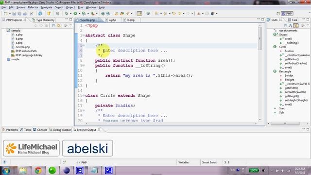 Generate Comments in Zend Studio смотреть онлайн