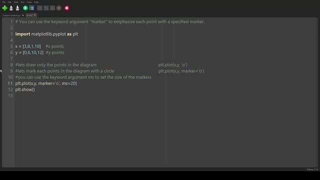 Python Matlotlib Module 2 # Marker Controls смотреть онлайн