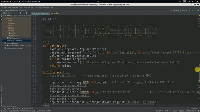 Network Scanner Python Script смотреть онлайн