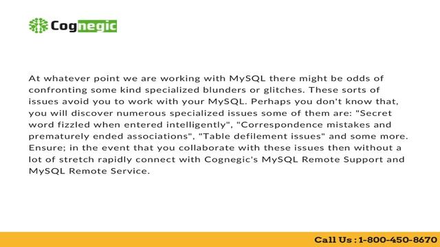 Contact to MySQL Technical Support for Common Errors When Using MySQL Programs смотреть онлайн