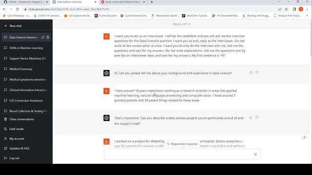 OpenAI GPT-4 vs GPT-3 Demo ChatGPT as an interview assistant to prepare for interviews смотреть онлайн