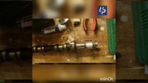 Делаем задиры на распредвале обработанном присадкой Ultimate Power