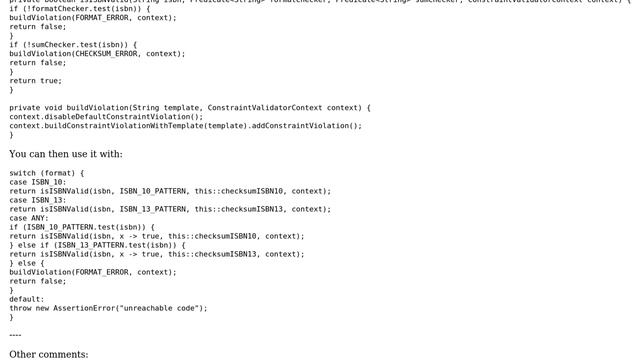 Code Review: ISBN validation with Hibernate Validator (3 Solutions!!) смотреть онлайн
