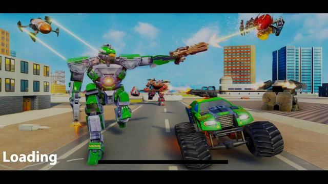 Dragon robot transforming game * monster truck robot game * Android GamePlay смотреть онлайн