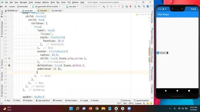 Lec 10.20 - Chip and Wrap Widgets (Urdu / Hindi) смотреть онлайн