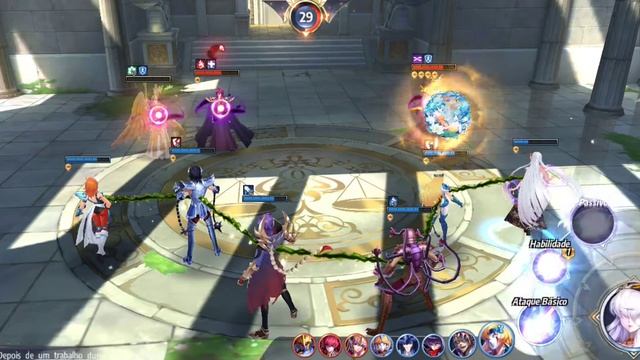 Provação de Atena andar 101 - Etapa 3 (Athena Trial floor 101 - 3) | Saint Seiya Awakening смотреть онлайн