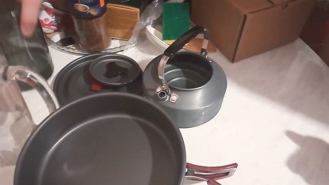 Распаковка походной посуды