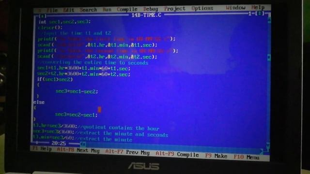 Dr Clara Kanmani -Time difference C program смотреть онлайн