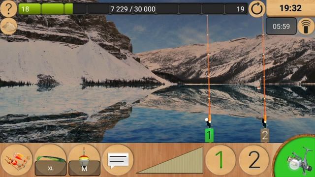 ЛОВЛЯ БЕЛОСНЕЖНОГО ОСЕТРА И СЕВЕРНОГО КАРПА В ИГРЕ 