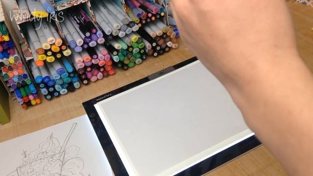 How to Use a Light Pad or Light Box + Huion Light Pad Demo and Review смотреть онлайн