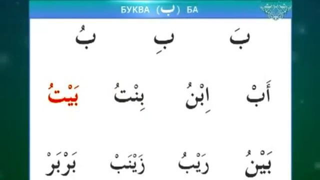 Учусь читать Коран. Урок 4. Изучаем буквы Йа, Ба, Каф смотреть онлайн
