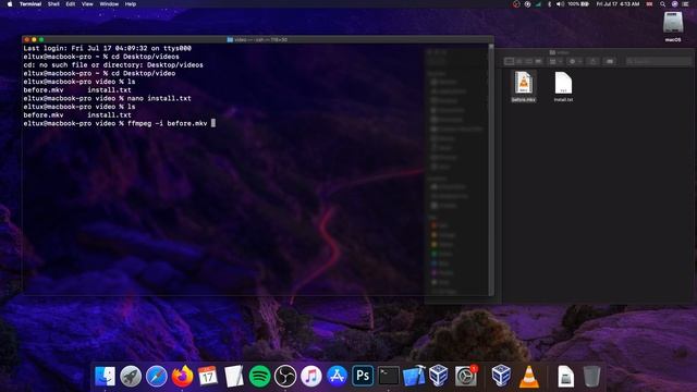 how to use ffmpeg " opensource tool and free" to reduce video files without lose quality on macOS смотреть онлайн