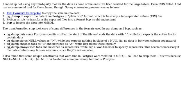 DevOps & SysAdmins: Best tool to migrate a PostgreSQL database to MS SQL 2005? (4 Solutions!!) смотреть онлайн