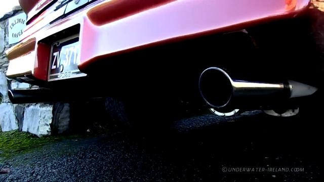 Driving in a muscle sports car Chevrolet Camaro 1979 6.6L 450hp HD high quality sound. смотреть онлайн