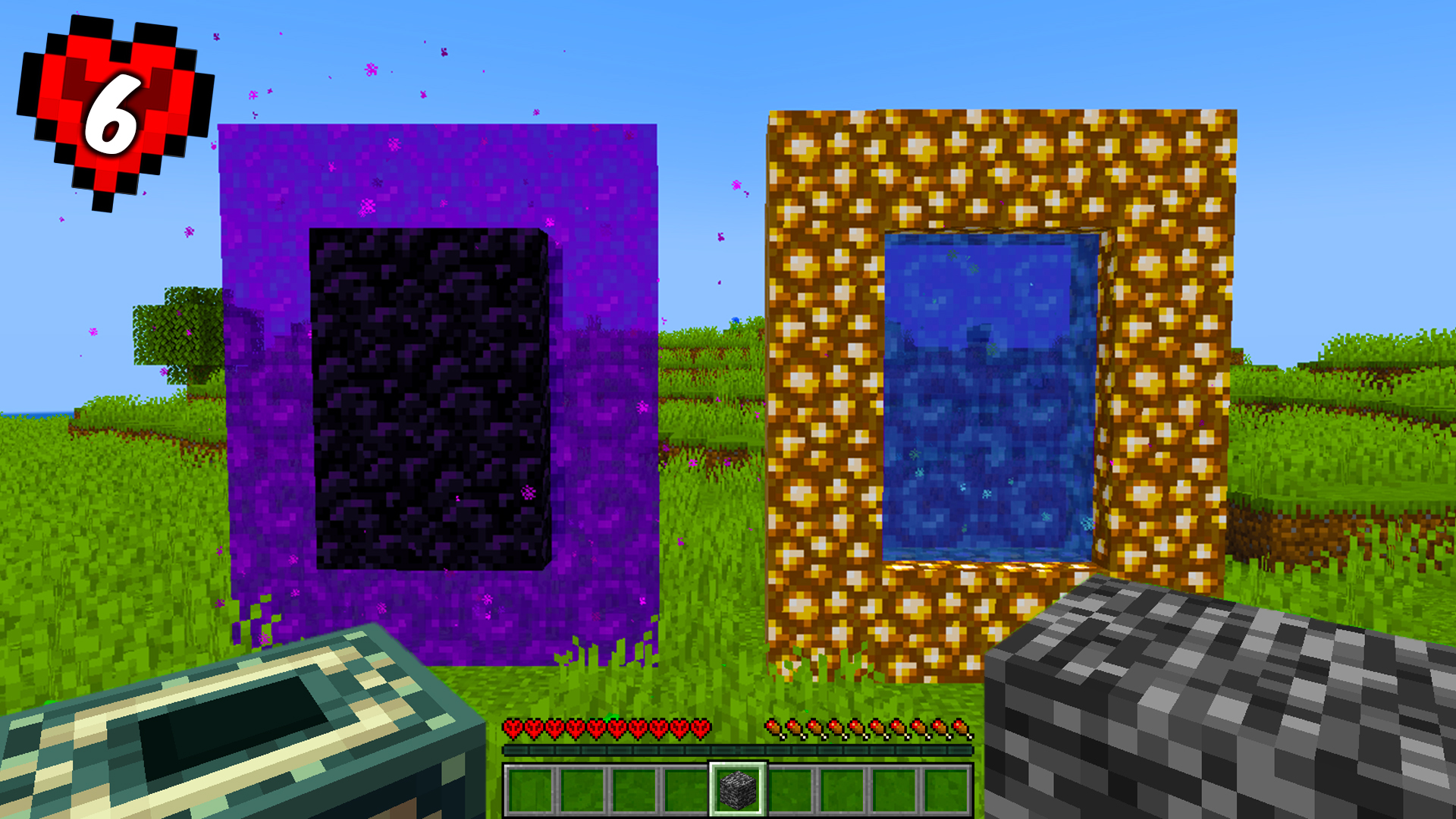 ?Я построил ВСЕ ЗАПРЕЩЕННЫЕ ПОРТАЛЫ В МАЙНКРАФТ ХАРДКОР смотреть онлайн