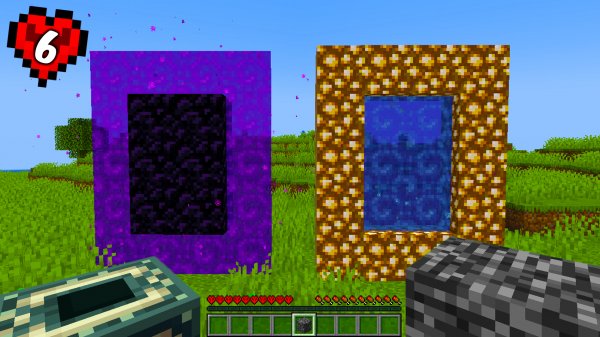 ?Я построил ВСЕ ЗАПРЕЩЕННЫЕ ПОРТАЛЫ В МАЙНКРАФТ ХАРДКОР