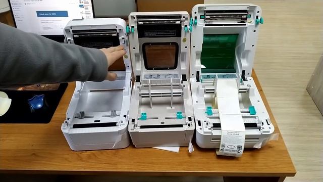 Принтер этикеток Xprinter XP-450B, сравнение с XP-420B и XP-460B смотреть онлайн