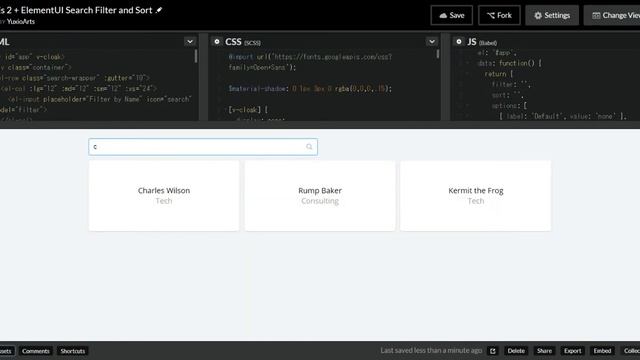 Vue.js 2 + ElementUI でフィルタリング смотреть онлайн