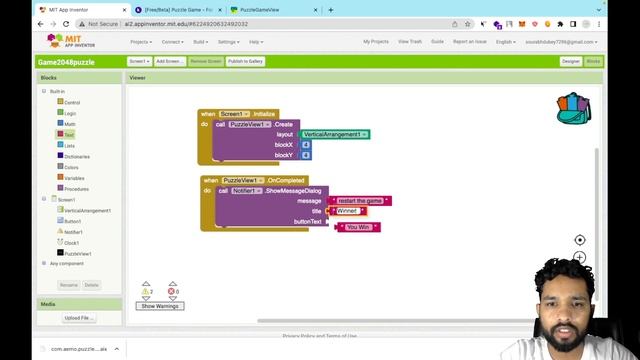 How To Create 2048 Puzzle Game in MIT App Inventor 2 | App Inventor Game смотреть онлайн