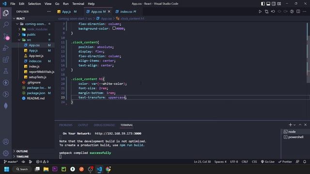 React JS Responsive Coming Soon Page! смотреть онлайн