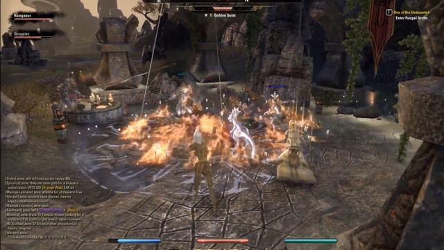 Elder Scrolls Online: World Boss - Golden Saint/Shivering Shrine (Veteran) смотреть онлайн