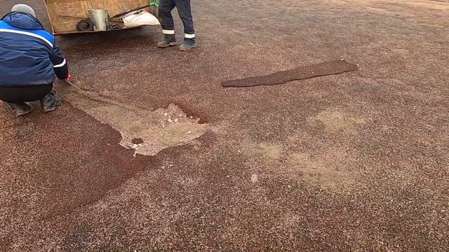 Ремонт спортивной площадки на Изборской д3к1