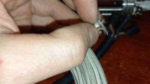 Подключение кабеля к ТЭНу.