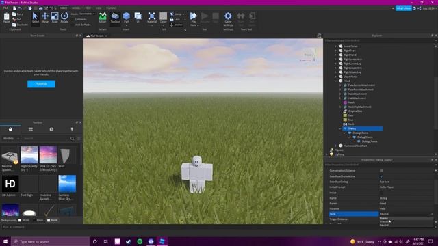 How To Add Dialogue To A Dummy In Roblox Studio смотреть онлайн