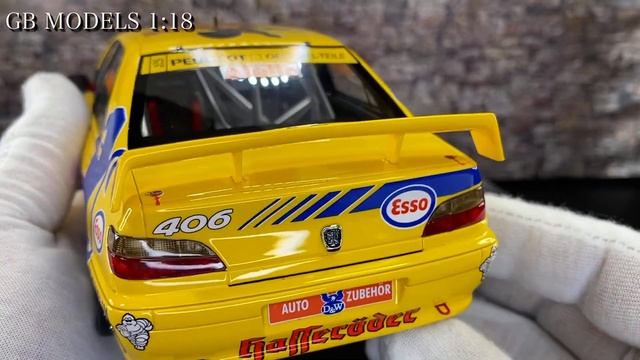 OTTO mobile 1/18 Peugeot 406 Super Tourenwagen STW Cup 1998 [Unboxing] смотреть онлайн