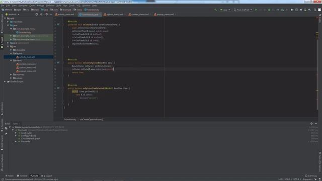 Options Menu with Sub Items Context Menu and Popup Menu - Android Studio Practice смотреть онлайн