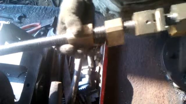 Изготовление гайки на ходовой винт, продолжение. смотреть онлайн