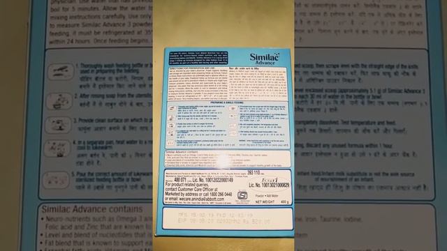 Review Of Similac Advance - Formula Milk For Baby