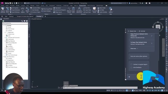 Civil 3D 2024.1 New Feature: Autodesk AI Assistant смотреть онлайн